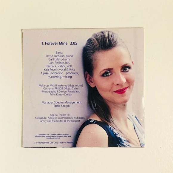 Rare! CD Kaja Pecnik - Forever Mine - Picture 2 of 2